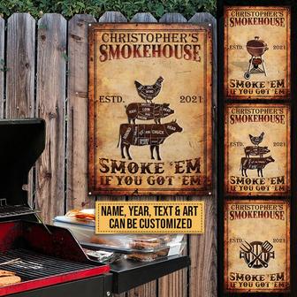 Personalized Grilling Custom Metal Sign - BBQ Lovers Gift - Thegiftio UK