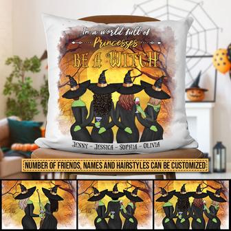 Witch Bestie Be A Witch Custom Pillow - Gift for Best Friend - Thegiftio UK