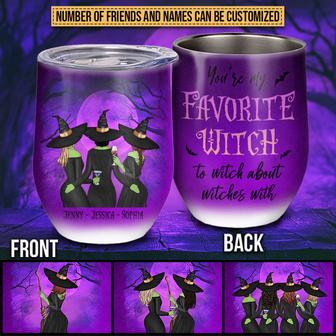 Witch Bestie Favorite Witch Custom Tumbler - Halloween Gift - Thegiftio UK