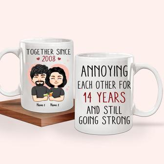 Together Since Annoying Each Other Personalized Mug - Gift - Thegiftio UK