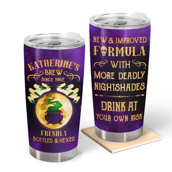 Witch New Improved Formula Custom Tumbler - Halloween Gift - Thegiftio UK