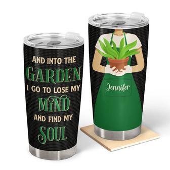 Into The Garden I Go Personalized Tumbler - Gardener Gift - Thegiftio UK