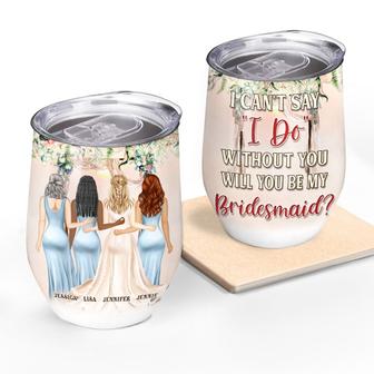 Bestie Bridesmaid Will You Be My Bridesmaid Custom Tumbler - Thegiftio UK