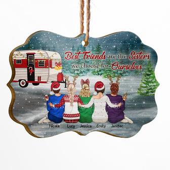 Bestie Camping Choose For Ourselves Custom Ornament - Thegiftio UK