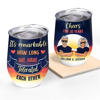 It's Remarkable Personalized Wine Tumbler - Gift for Couples - Thegiftio UK