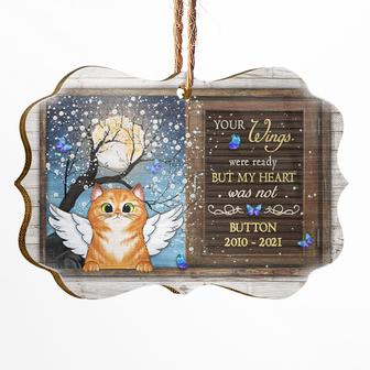 Your Wings We're Ready Personalized Ornament - Memorial Gift - Thegiftio UK