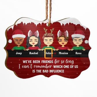 Bestie Which One Is The Bad Influence Personalized Ornament - Thegiftio UK