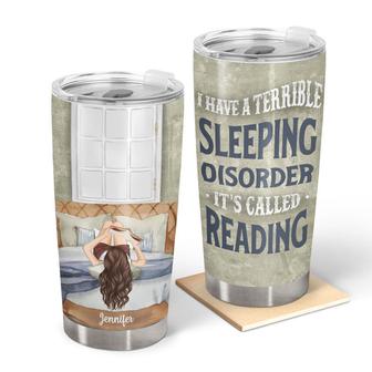 Sleeping Disorder Reading Personalized Tumbler - Thegiftio UK