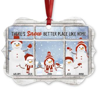 Snow Better Place Like Home Personalized Ornament - Thegiftio UK