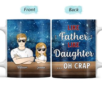 Like Father Like Daughter Custom Mug - Gift for Dad - Thegiftio UK