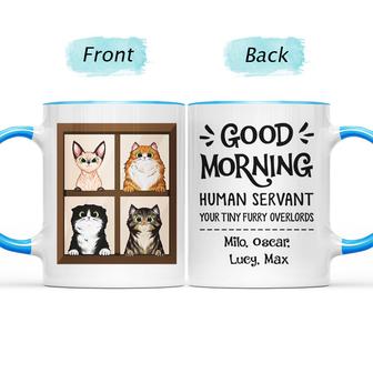Good Morning Human Servant Custom Mug - Gift for Dog Lovers - Thegiftio UK