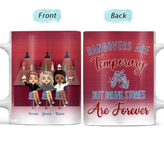 Drinking Chibi Besties Custom Mug - Gift for Besties - Thegiftio UK