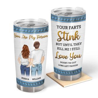 Your Farts Stink Personalized Tumbler - Gift for Couples - Thegiftio UK