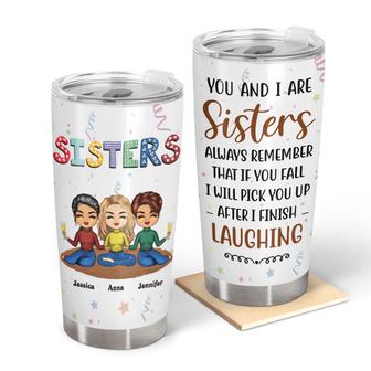 Sister Chibi Sibling After I Finish Laughing Custom Tumbler - Thegiftio UK