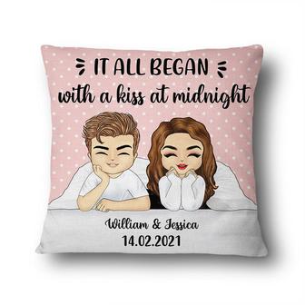 It All Began With Personalized Pillow - Gift for Couples - Thegiftio UK