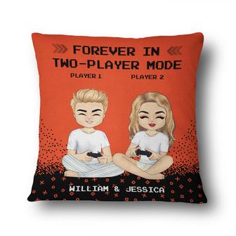 Player 1 Player 2 Custom Pillow - Gift for Gaming Couples - Thegiftio UK