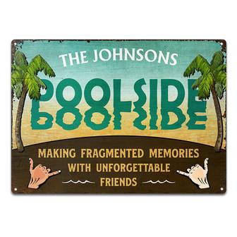 Making Fragmented Memories Custom Metal Sign - Gift for All - Thegiftio UK