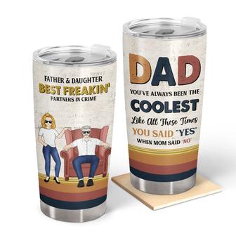 Those Times You Said Yes Personalized Tumbler - For Father - Thegiftio UK