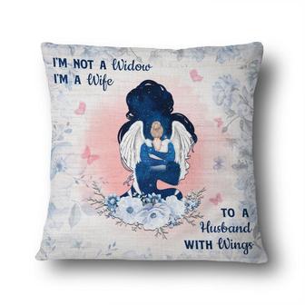 Husband With Wings Personalized Pillow - Memorial Gift - Thegiftio UK