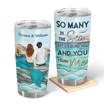 So Many In The Sea Custom Tumbler - Gift for Couple - Thegiftio UK