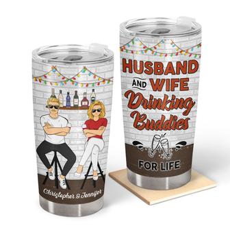 Family Couple Husband And Wife Drinking Buddies For Life - Thegiftio UK