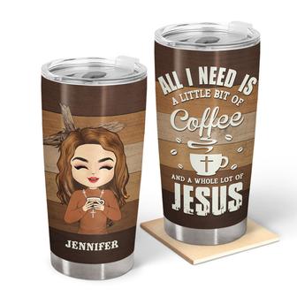 Coffee Chibi Girl Personalized Tumbler - Gift for Women - Thegiftio UK