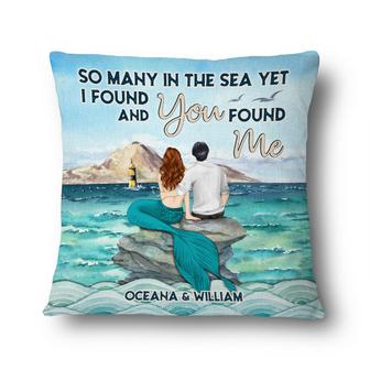 So Many In The Sea Personalized Pillow - Gift for Couple - Thegiftio UK