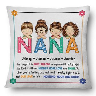 Grandma Nana I Hug This Personalized Pillow - Gift For Nana - Thegiftio UK