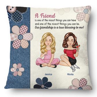 True Blessing To Me Personalized Pillow - Gift for Bestie - Thegiftio UK