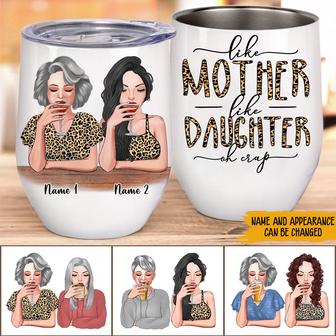 Mother Daughter Wine Tumbler Custom Gift - Gift for Mom - Thegiftio UK