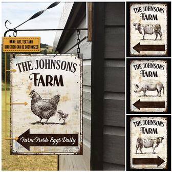 Farm Animals Art Custom Metal Sign - Gift for Farmers - Thegiftio UK