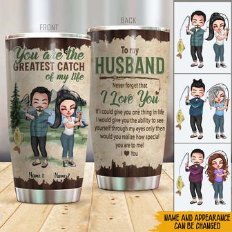 You Are The Greatest Catch Custom Tumbler - Gift for Him - Thegiftio UK