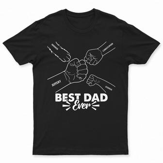 Best Dad Ever Personalized T-Shirt - Birthday Gift - Thegiftio UK