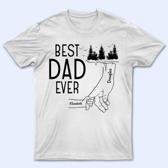 Best Dad Ever Personalized T-Shirt - Birthday Gift - Thegiftio UK