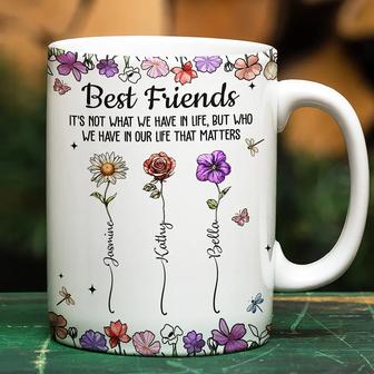 Best Friends It's Not What We Have In Life Personalized Mug - Thegiftio UK
