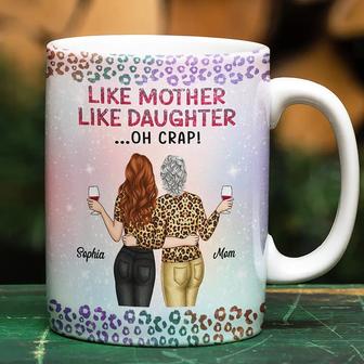 Like Mother Like Daughter Twinkle Leopard Custom Mug - Thegiftio UK