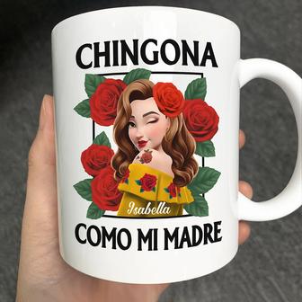Chingona Como Mi Madre Personalized Mug - Gift for Women - Thegiftio UK