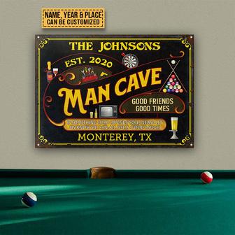 Man Cave If Some Thing Here Offends Custom Metal Sign - Gift - Thegiftio UK