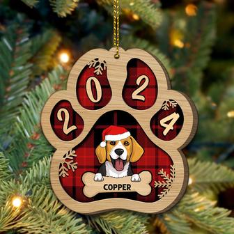 Dog Jingle Paw Personalized Ornament - Gift for Dog Lovers - Thegiftio UK