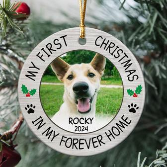 Pet Photo First Christmas Personalized Ornament - Thegiftio UK