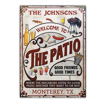 Listen To The Good Music Custom Metal Sign - Gift for BBQ - Thegiftio UK