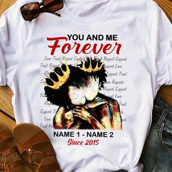 Personalized BWA Couple King - Thegiftio UK