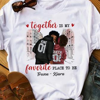 Personalized BWA Couple T Shirt - Thegiftio UK