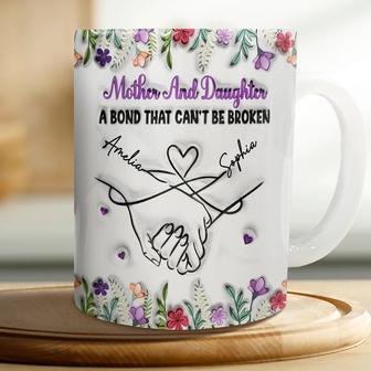 Mother And Daughter Relationship Custom Mug - Gift for Mom - Thegiftio UK