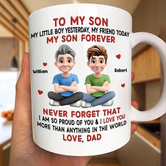 My Friend Today My Child Forever Custom Mug - Gift for Dad - Thegiftio UK