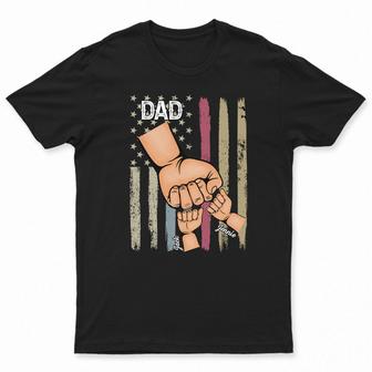 Dad Grandpa And Kids Personalized T-Shirt - Birthday Gift - Thegiftio UK