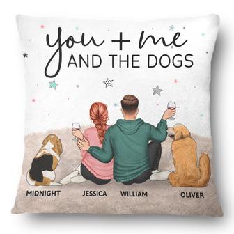 You And Me And The Fur Babies Custom Pillow - Gift for Pets - Thegiftio UK