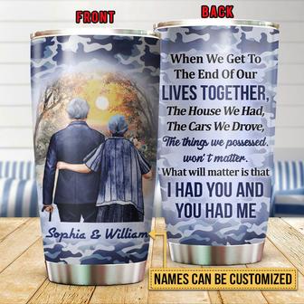 When We Get Custom Tumbler - Anniversary Gift for Couple - Thegiftio UK