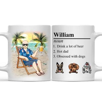 Self Definition For Men Personalized Mug - Gift for Dad - Thegiftio UK