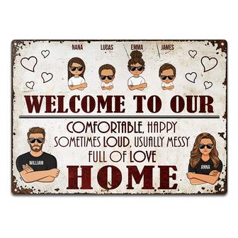 Welcome To Our Comfortable Personalized Metal Sign - Thegiftio UK